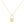 FX0213 925 Sterling Silver Lock & Moon Pendant Necklace