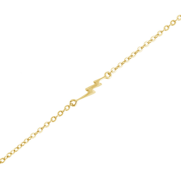 FS0076 925 Sterling Silver Lightning Bracelet
