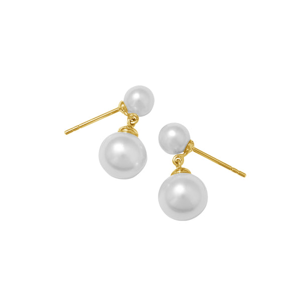 FE1166 925 Sterling Silver Essential Pearl Stud Earrings