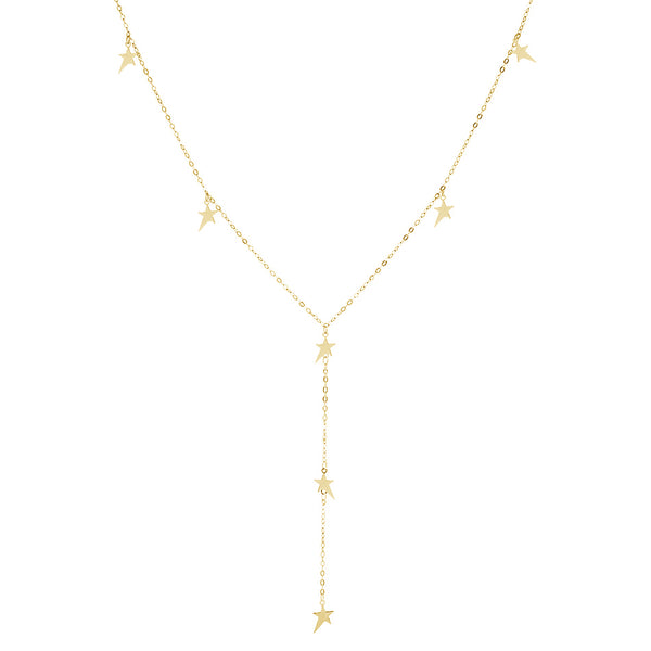 FX0238 925 Sterling Silver Star Necklace