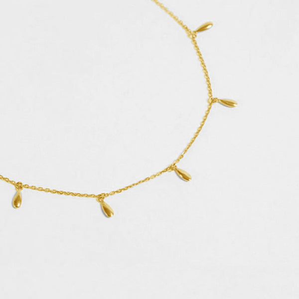 FX0148 925 Sterling Silver Beaded Necklace