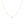 FX0837 925 Sterling Silver Firefly Zirconia Pendant Necklace
