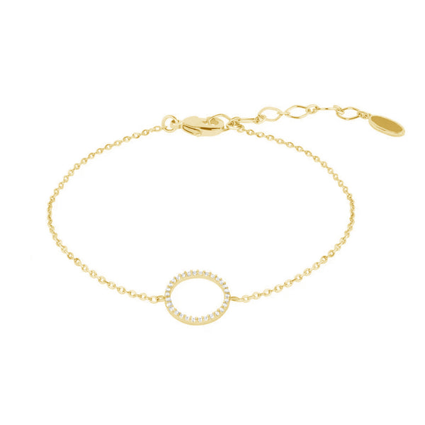 FS0003 925 Sterling Silver Forever Round Bracelet