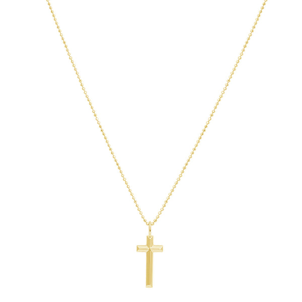 FX0057 925 Sterling Silver boyfriend cross Necklace