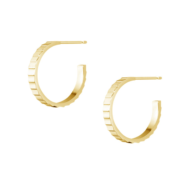 FE0243 925 Sterling Silver Infinity Hoop Earrings