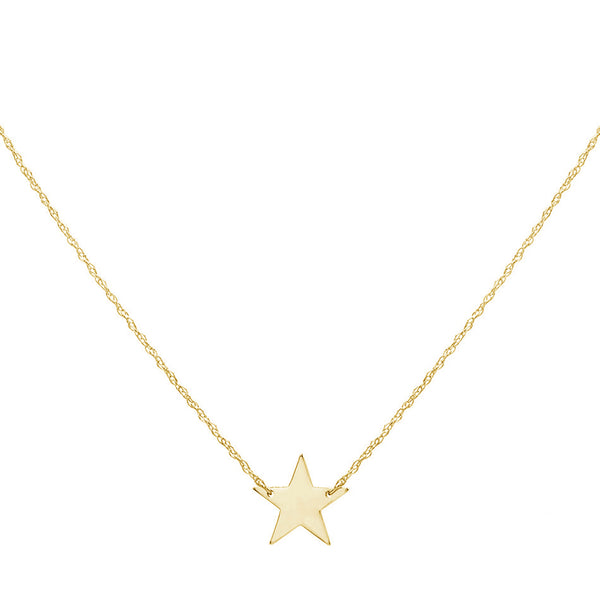 FX0185 925 Sterling Silver Star Necklace