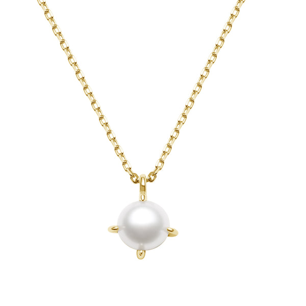 FX0266 925 Sterling Silver Pearl Necklace