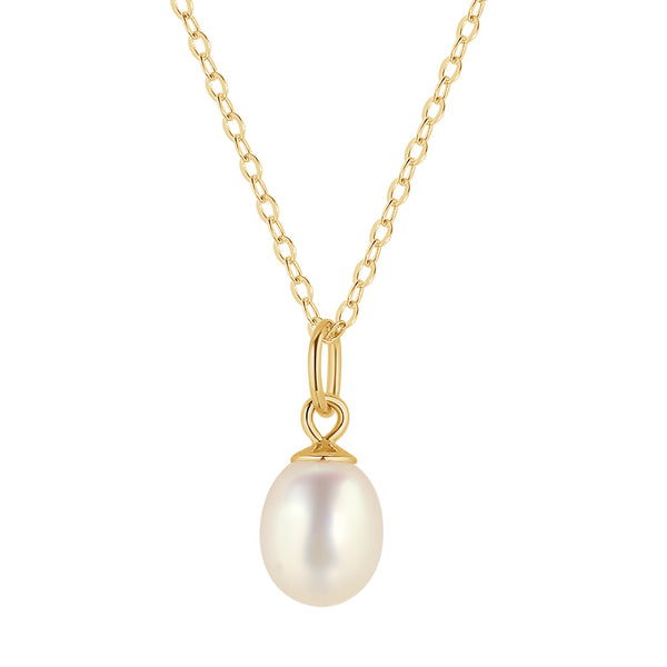 FX0688 925 Sterling Silver Natural Pearl Necklace