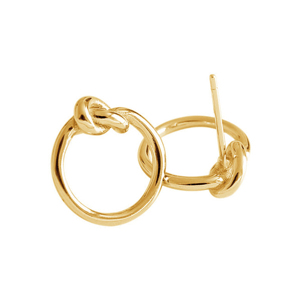 RHE1044 Knot Halo Stud Earring