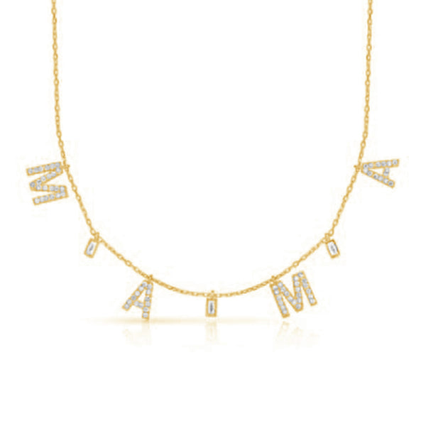 FX0485 MAMA Beaded Necklace