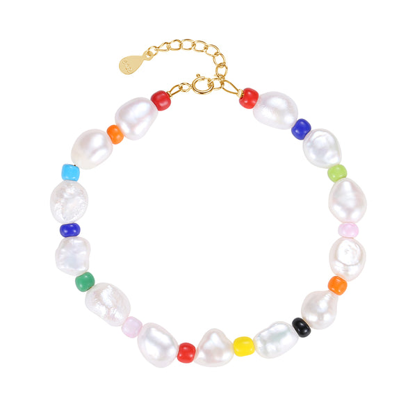 FS0248 925 Sterling Silver Freshwater Pearl Bracelets