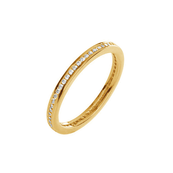 FJ0349 925 Sterling Silver Shining Zircon Pave Ring