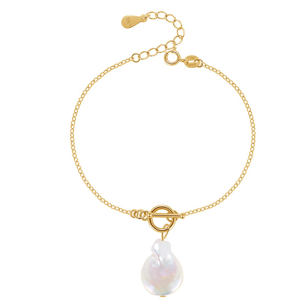 FS0232 925 Sterling Silver Freshwater Peral Bracelets