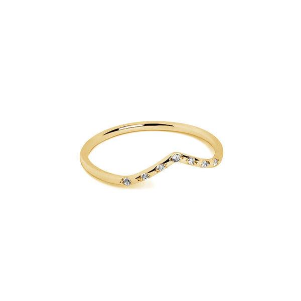 FJ0344 925 Sterling Silver Trendy Zircon Pave Ring