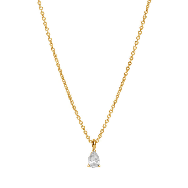 FX0700 925 Sterling Silver Cubic Zirconia Necklace