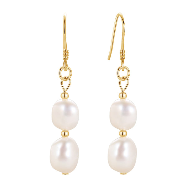 FE1692 925 Sterling Silver Freshwater Pearl Earring