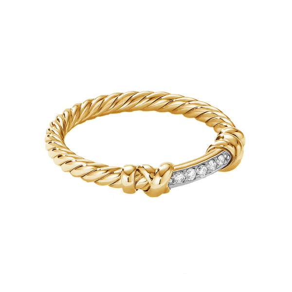 FJ0709 925 Sterling Silver Cubic Zirconia Ring