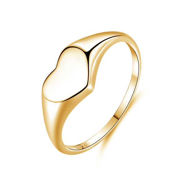 FJ0282 925 Sterling Silver Heart Ring