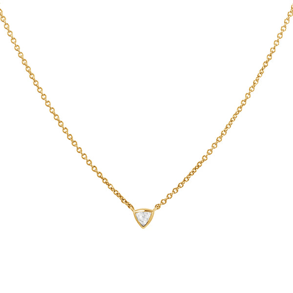 FX0516 925 Sterling Silver Cubic Zircon Pendant Necklace