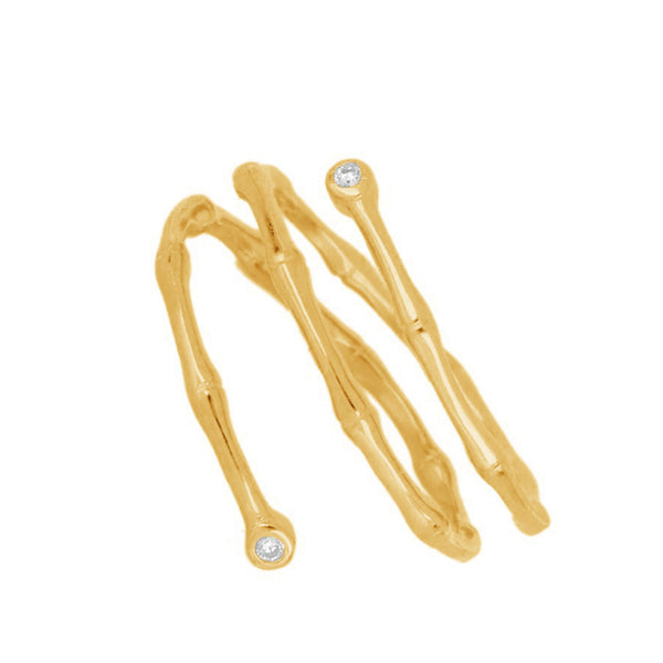 FJ0189 925 Sterling Silver Bond Ring