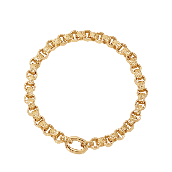 FS0298 925 Sterling Silver Hip Hop Box Chain Bracelet