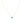 FX0301 925 Sterling Silver Malachite Square Necklace