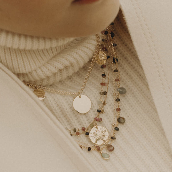 FX0167 925 Sterling Silver Coin Necklace