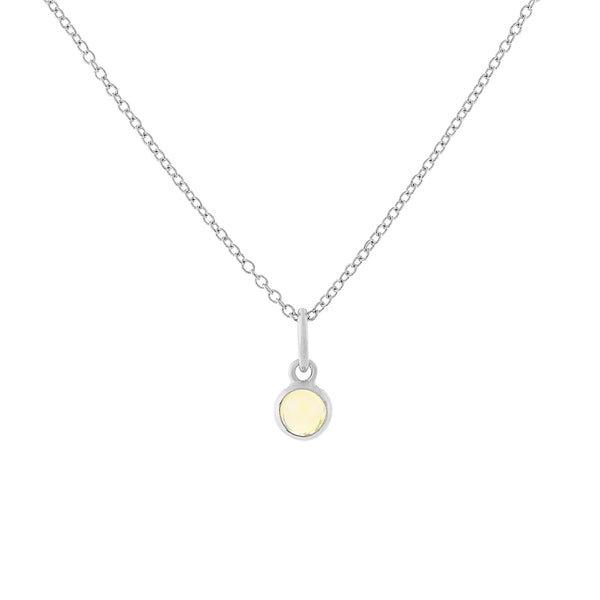 FX0308 925 Sterling Silver Red Crystal Necklace