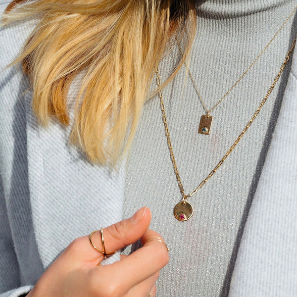 FX0071 925 Sterling Silver Large Coin Pendant Necklace