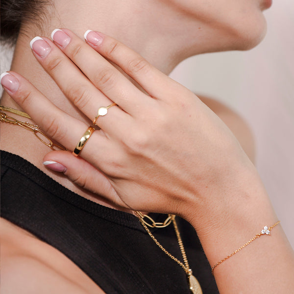 FS0104 925 Sterling Silver Lotus Bracelet