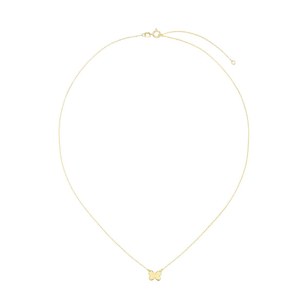 FX0190 925 Sterling Silver Butterfly Necklace