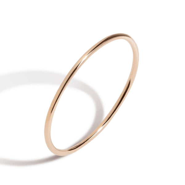 FJ0046 925 Sterling Silver Simple Fine Ring