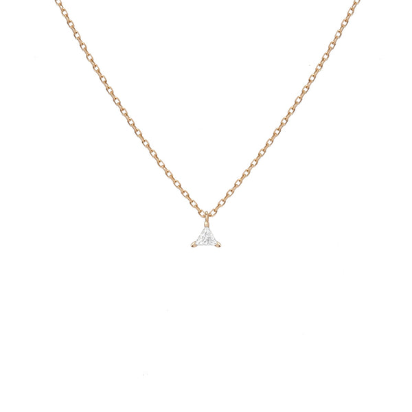 FX0084 925 Sterling Silver Diamond Pendant Necklace