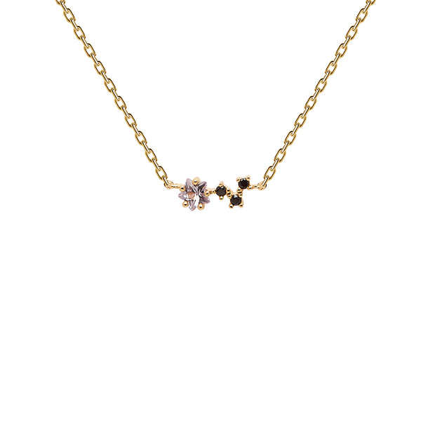 FX0274 925 Sterling Silver Voyager Gold Necklace