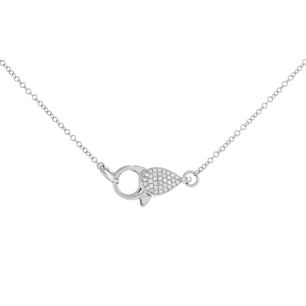FX0248 925 Sterling Silver Lobster Clasp Necklace