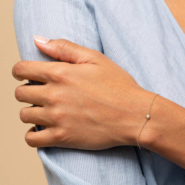 FS0100 S925 Solo Diamond Bracelet