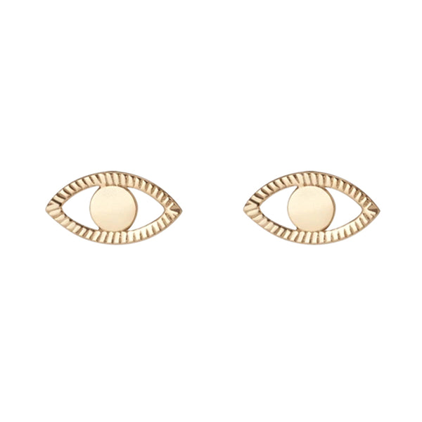 FE0261 925 Sterling Silver Infinity Evil Eye Earrings