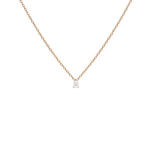 FX0097 925 Sterling Silver Diamond Pendant Necklace