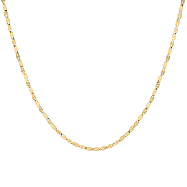 FX0791 925 Sterling Silver Fish Lips Chain Necklace