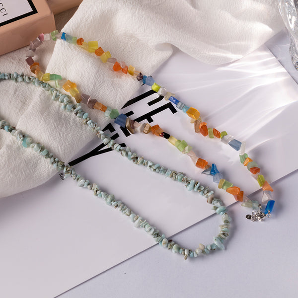 FX0827 Vitality Spring Synthetic Cymophane Necklace