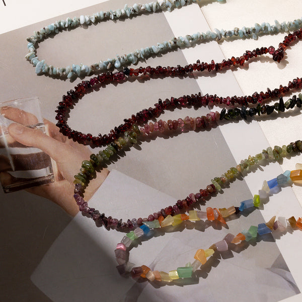 FX0824 Garnet Stockable Necklace