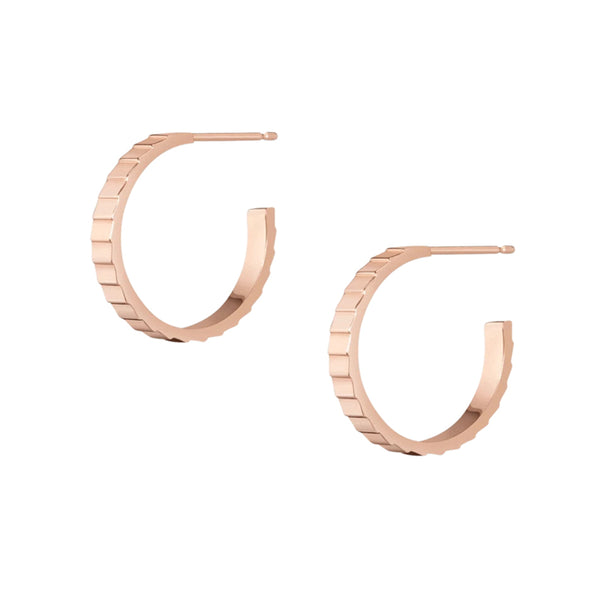 FE0243 925 Sterling Silver Infinity Hoop Earrings