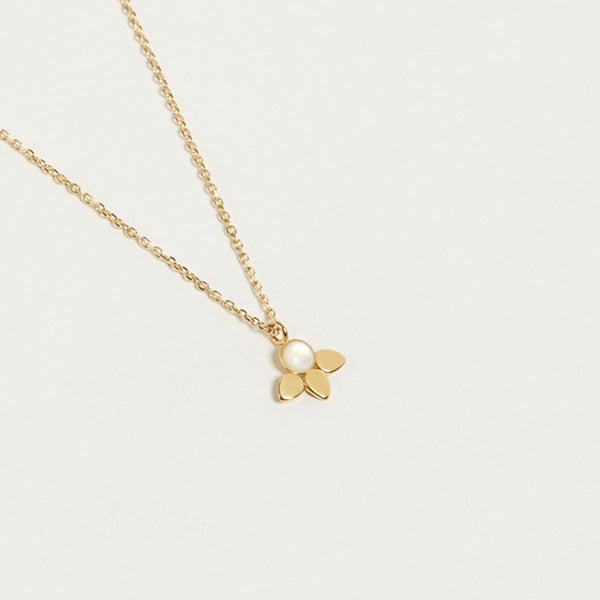 FX0175 925 Sterling Silver Pearl Nugget Necklace