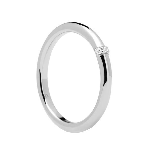 FJ0236 925 Sterling Silver Simple Ring