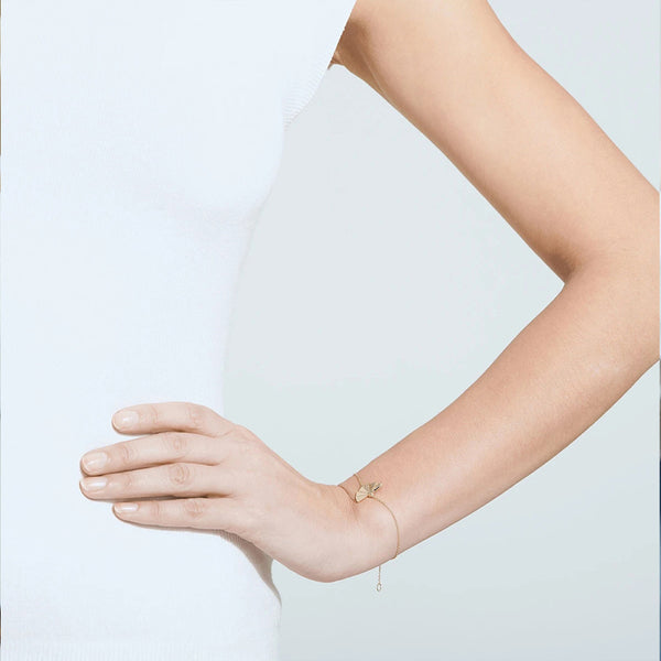 FS0010 925 Sterling Silver Sensu Fan Bracelet