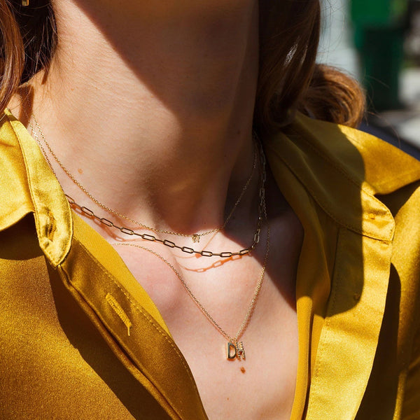 FX0072 925 Sterling Silver Medium Chain Necklace