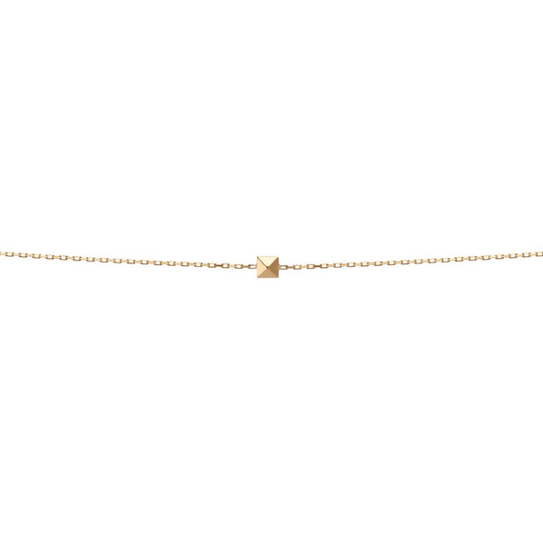 FS0009 925 Sterling Silver Mini Charm Pyramid Bracelet