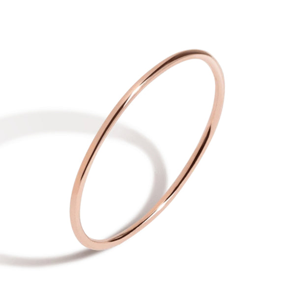 FJ0046 925 Sterling Silver Simple Fine Ring