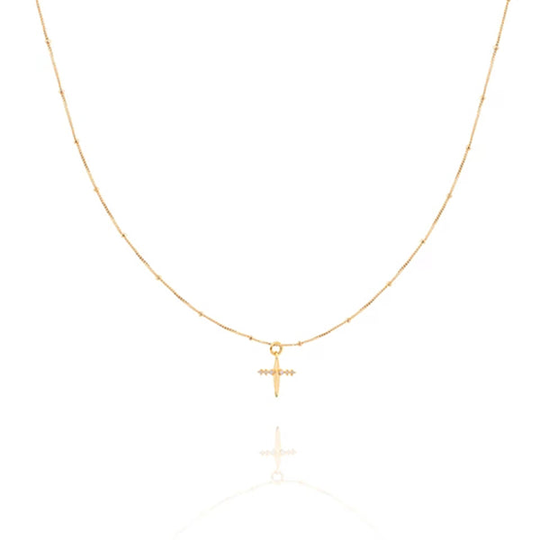 FX0055 925 Sterling Silver mystic cross Necklace
