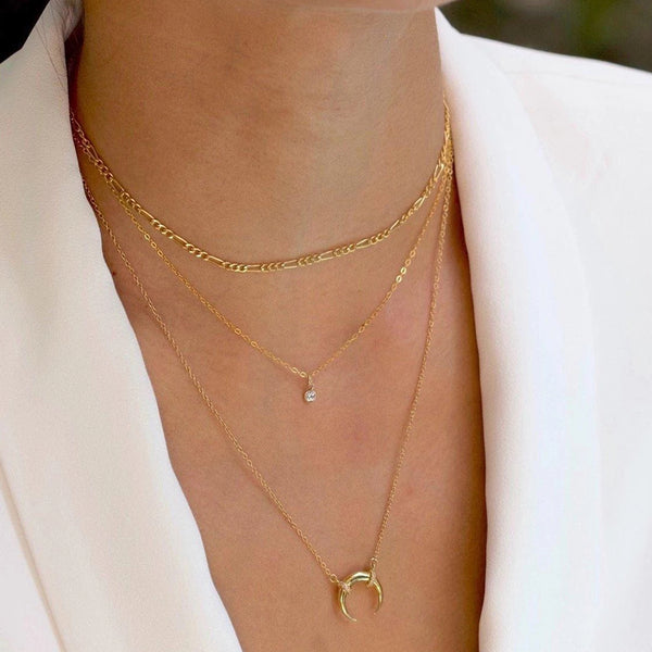 FX0014 925 Sterling Silver Diamond Choker Necklace